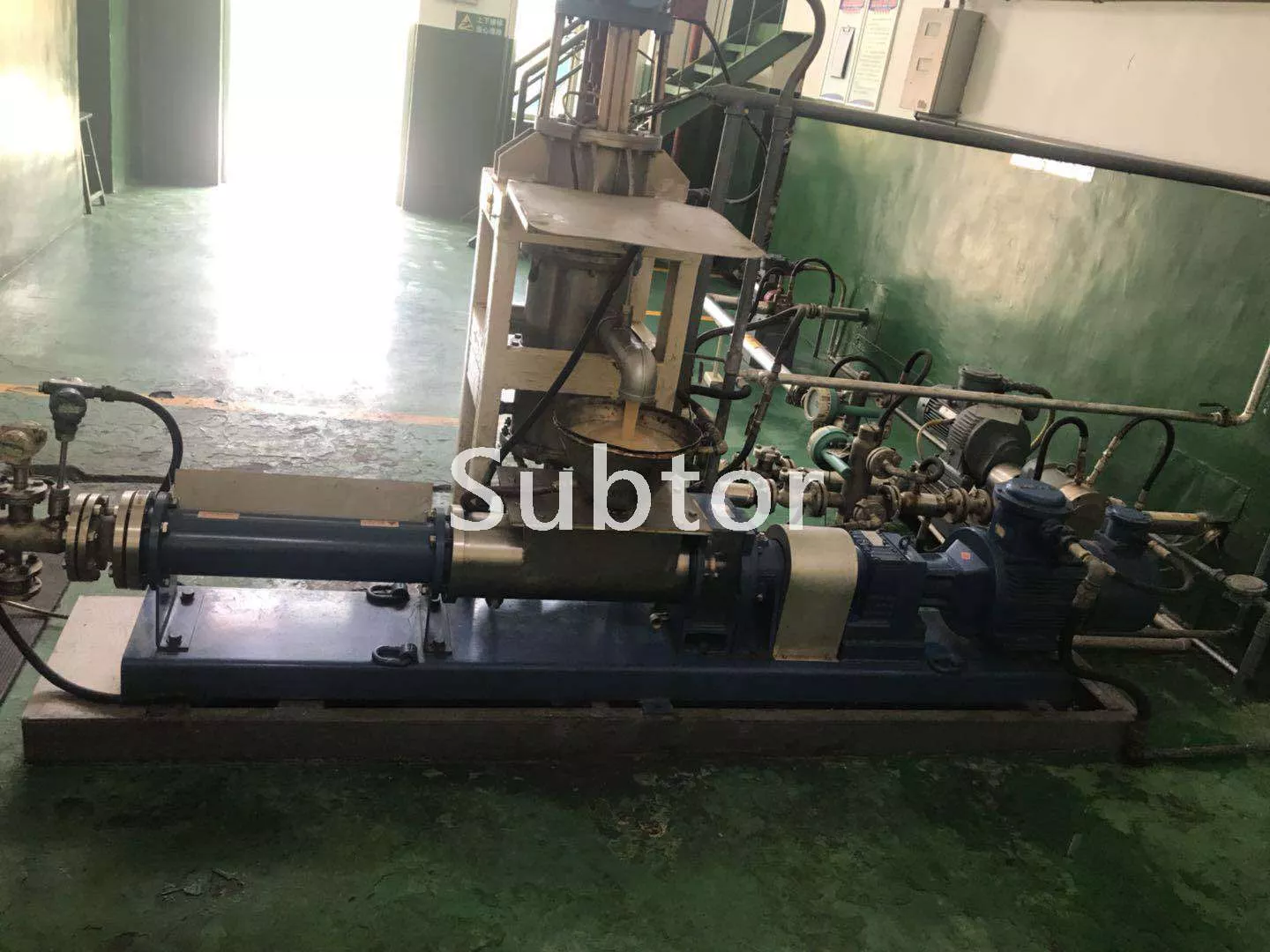 Matriz emulsionada transportada por la bomba de la Caja de cojinetes