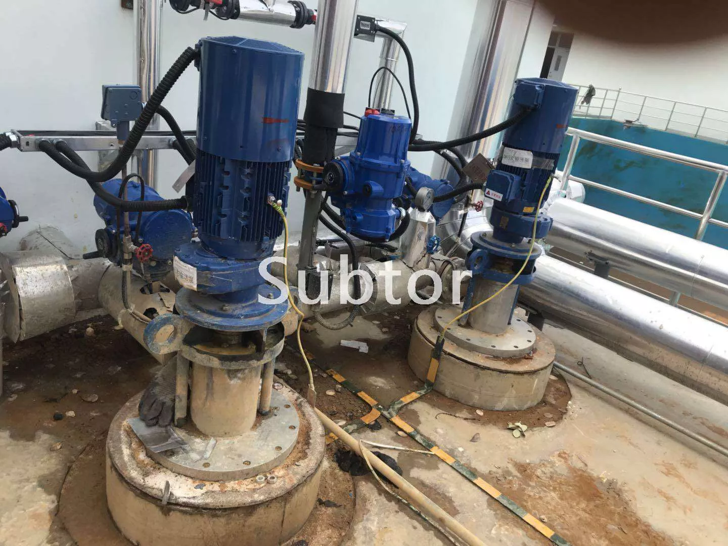 Bomba vertical para el transporte de aguas residuales de centrales eléctricas