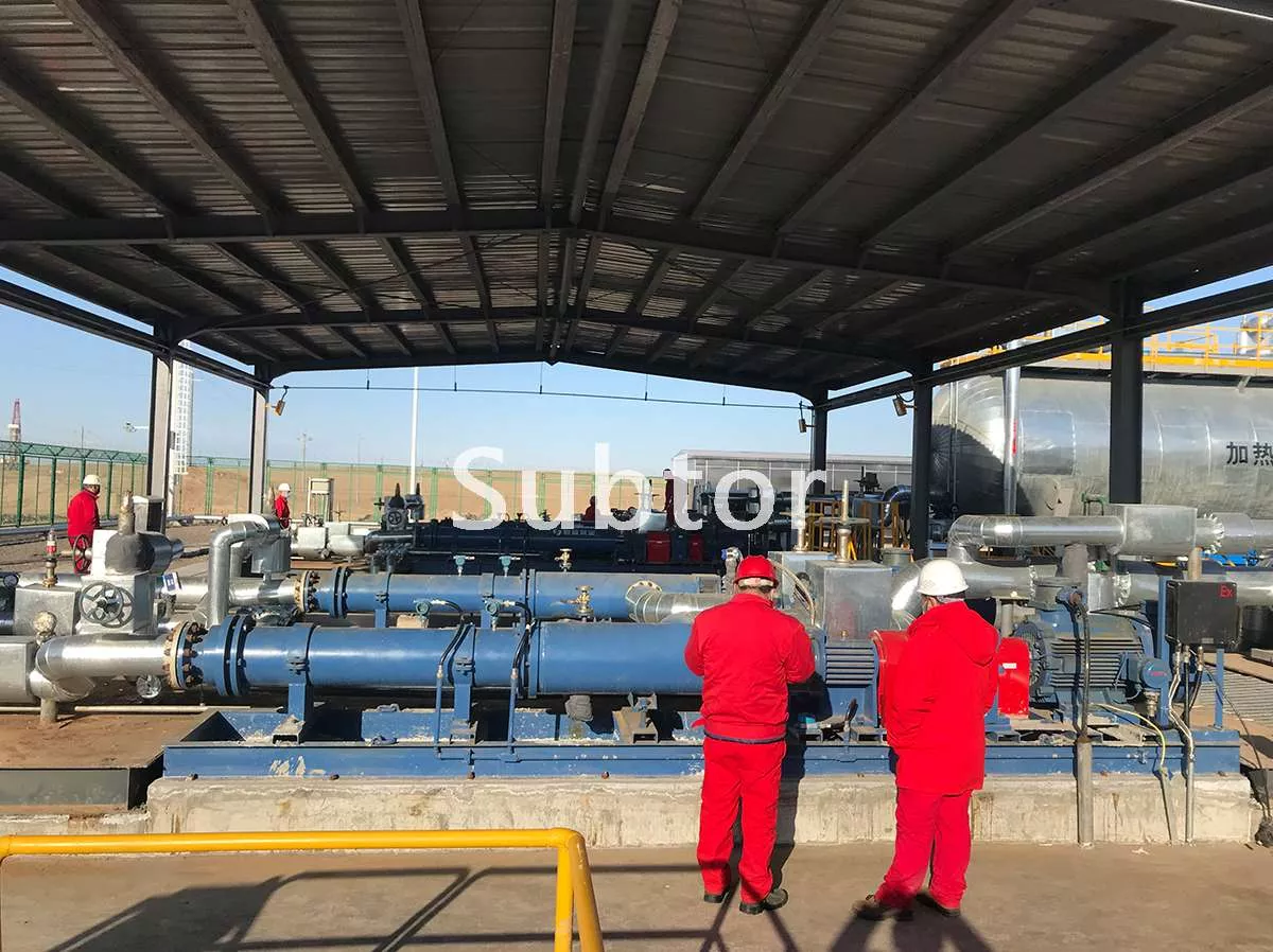 Campo de aplicación de la bomba multifásica de petróleo y gas