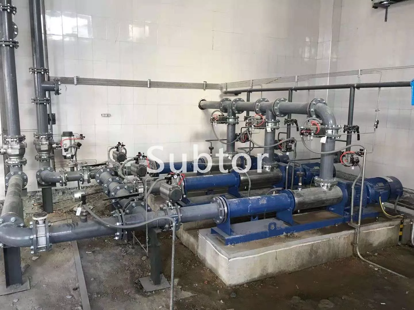 Bomba de acoplamiento directo para el transporte de aguas residuales de centrales eléctricas