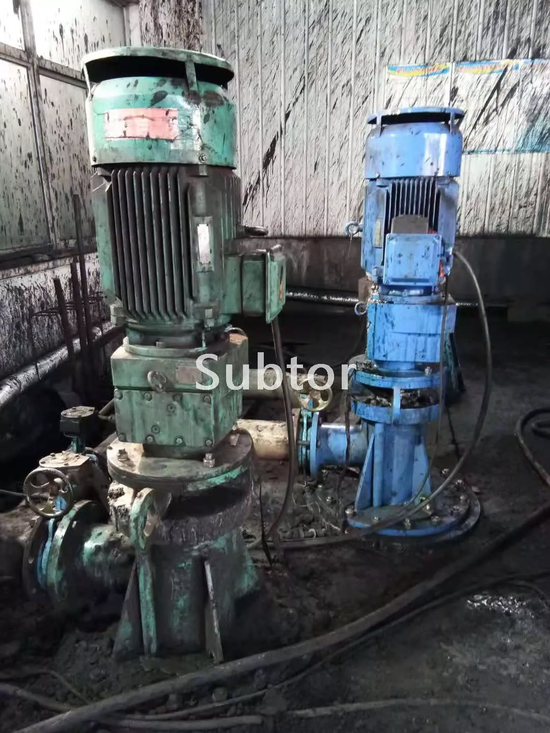 Bomba vertical para el transporte de Purines de agua y carbón